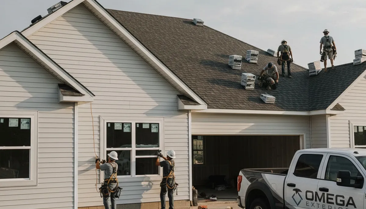 Professional roof and vinyl siding installation in Charlotte, NC by Next Level Exteriors